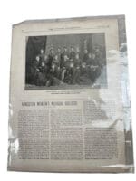 Canadian The Dominion Illustrated Newspaper Print Ad Featuring Kingston Woman's Medical College