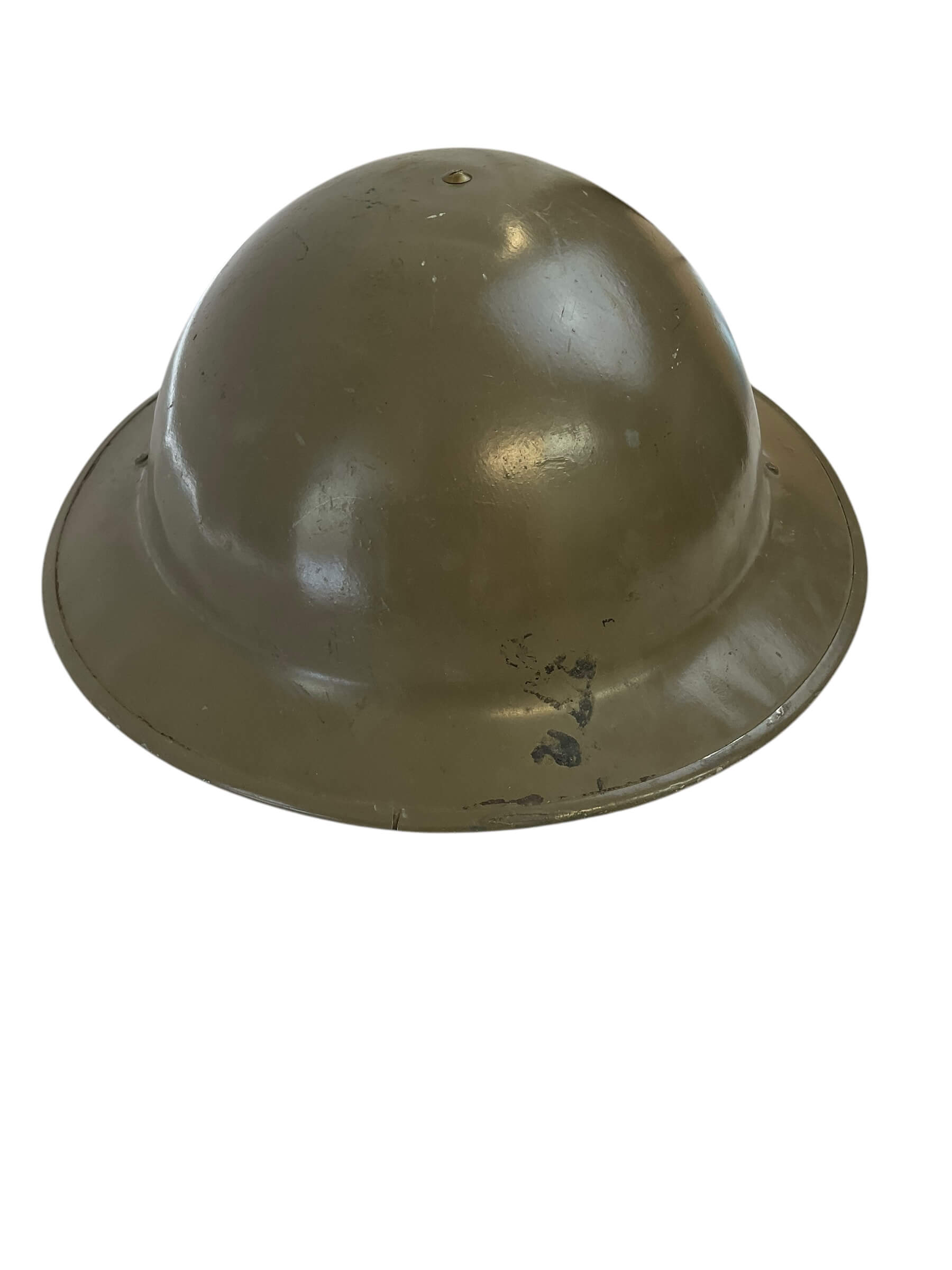 Belgian Belgium Army Mk2 Steel Helmet with Liner 1943 Dated British Shell Belgian Belgium Army Mk2 Steel Helmet with Liner 1943 Dated British Shell