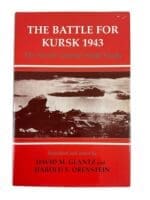 WW2 German The Battle for Kursk 1943 The Soviet General Staff Study Used Hardcover Reference Book