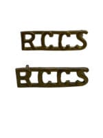 Royal Canadian Corps of Signals RCCS Shoulder Titles Insignia Pair