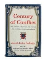 British US Rev War Century of Conflict Struggle Between French and British in Colonial America Used Hardcover Reference Book