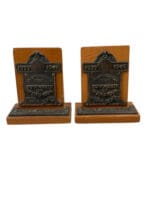 WW2 Canadian Township of Windham Ontario Appreciation Bookends Named to Clint Dickinson