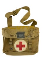 WW2 British Medic First Aid Bag 1942 Dated Broad Arrowed