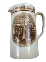 WW1 British Bruce Bairnsfather Old Bill Pottery Jug 1 WW1 British Bruce Bairnsfather Old Bill Pottery Jug 1