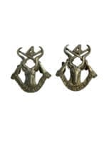 South African 4th Transvaal Battalion School Cadets Collars Insignia Pair