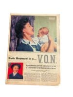 Canadian Victorian Order of Nurses VON Newspaper Print Ad Featuring Ruth Hayward