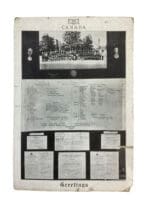 Canadian Vimy Band 1936 Dated Cardboard Printed Photo