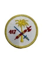 Canadian Forces RCAF 417 Squadron Colour Crest Patch Vintage Canadian Forces RCAF 417 Squadron Colour Crest Patch Vintage