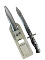 Canadian Forces FNC1 Bayonet with White Plastic Frog Plated