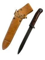 Czech Army VZ-58 Bayonet with Leather Scabbard Dated 1973