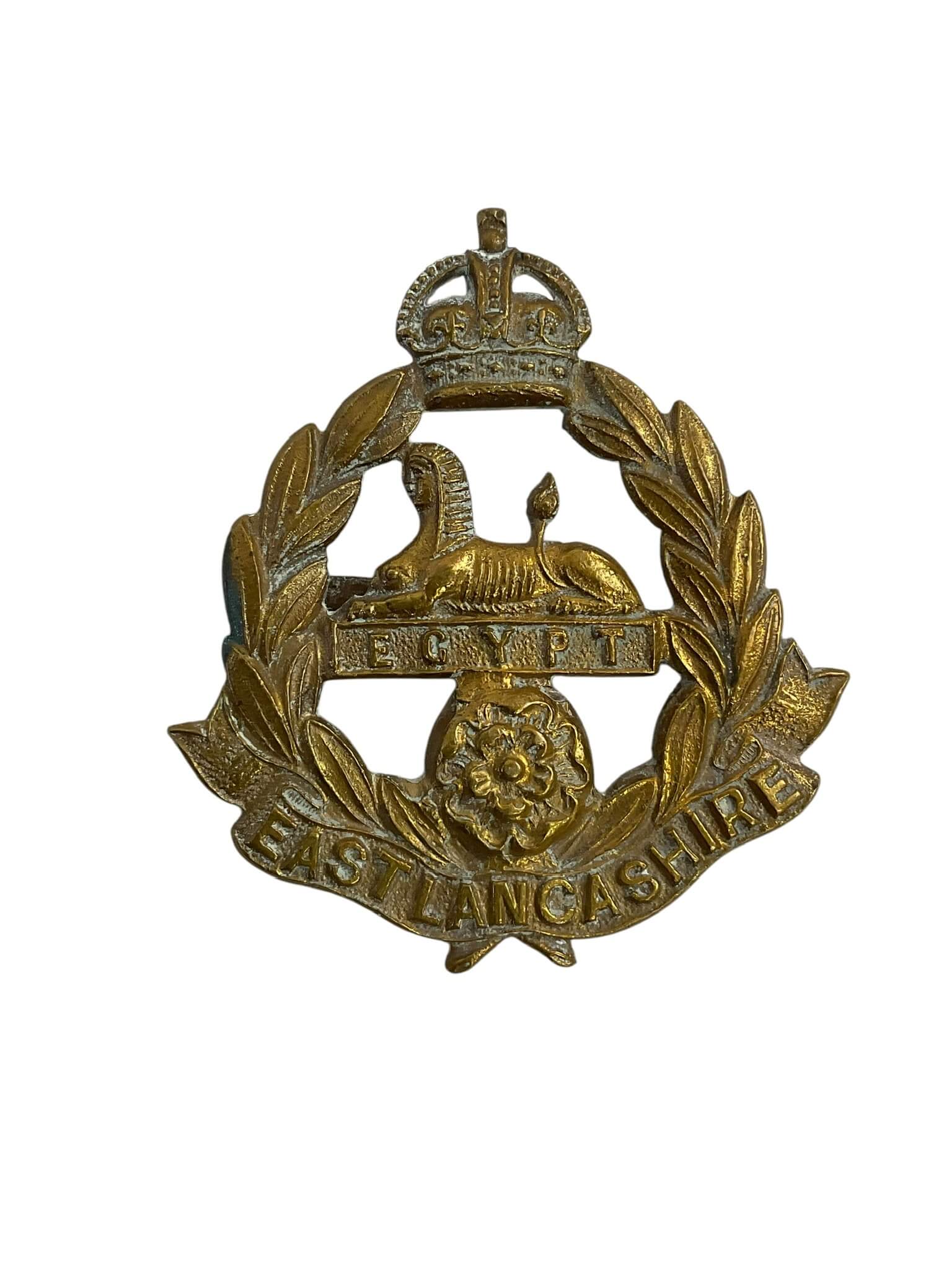 WW2 British East Lancashire Regiment Cap Badge WW2 British East Lancashire Regiment Cap Badge