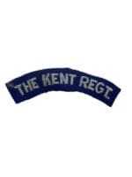 WW2 Canadian The Kent Regiment Shoulder Title Insignia Single