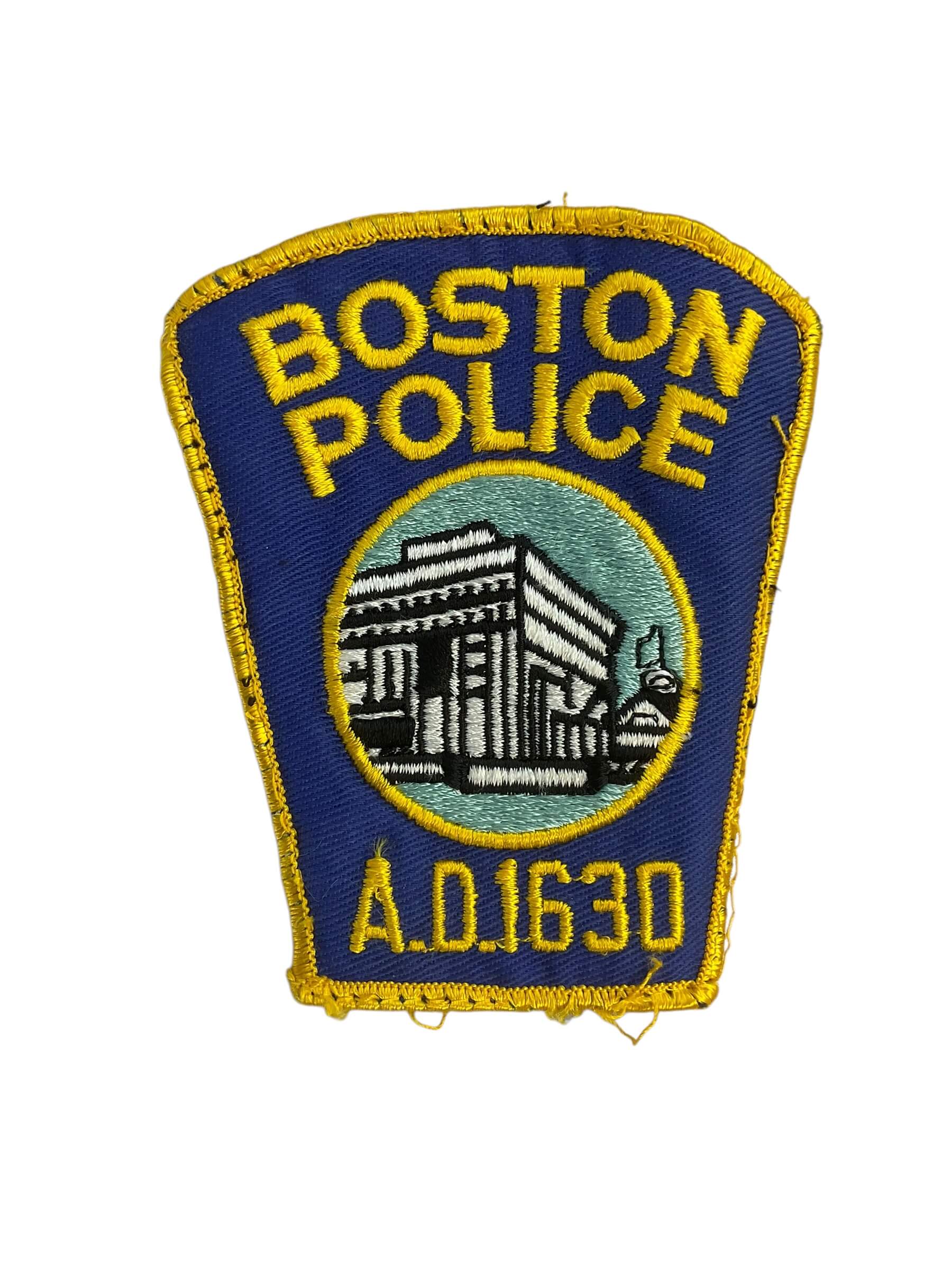 US Boston Massachusetts Police Patch US Boston Massachusetts Police Patch