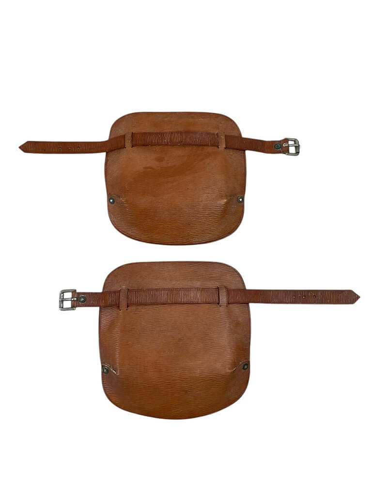 WW2 British Artillery Mortarman Knee Pads Broad Arrowed WW2 British Artillery Mortarman Knee Pads Broad Arrowed