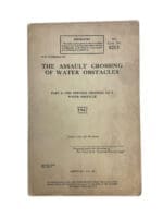 Canadian Forces The Assault Crossing of Water Obstacles Part 1 1947 Used Softcover Reference Book Canadian Forces The Assault Crossing of Water Obstacles Part 1 1947 Used Softcover Reference Book