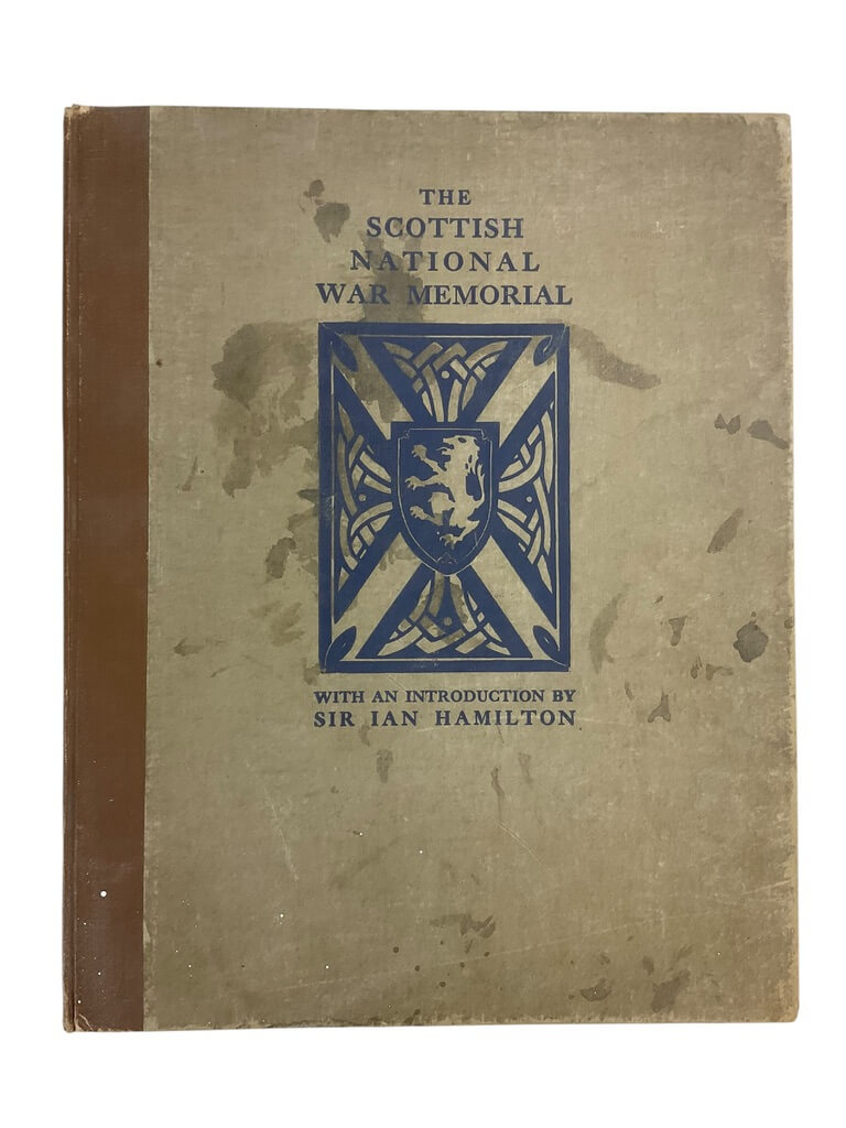 WW2 British The Scottish National War Memorial Used Hardcover Reference Book WW2 British The Scottish National War Memorial Used Hardcover Reference Book