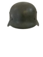 WW2 German M40 Combat Police Helmet With Double Decal Q64 Lot DN212