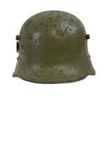 Afghan Army WW1 Austrian M17 Steel Helmet with Liner and Chin Strap