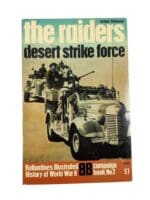 WW2 British The Raiders Desert Strike Force Ballantines No 2 Used Softcover Reference Book