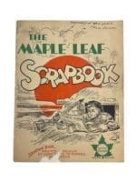 WW2 Canadian The Maple Leaf Scrapbook Used Softcover Reference Book