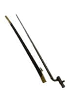 British Army Martini Enfield .303 P1895 Socket Bayonet With Scabbard British Army Martini Enfield .303 P1895 Socket Bayonet With Scabbard