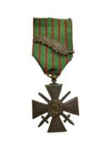 WW1 French War Cross Bronze with Palm 1914 to 1918 Full Size Medal