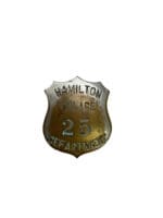 Canadian Hamilton Ontario 25 Police Department Badge