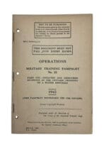 WW2 Canadian Operations Military Training Pamphlet No 23 Part 8 1942 Used Softcover Reference Manual