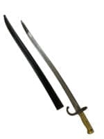 French Army M1866 Chassepot Sword Bayonet With Scabbard French Army M1866 Chassepot Sword Bayonet With Scabbard