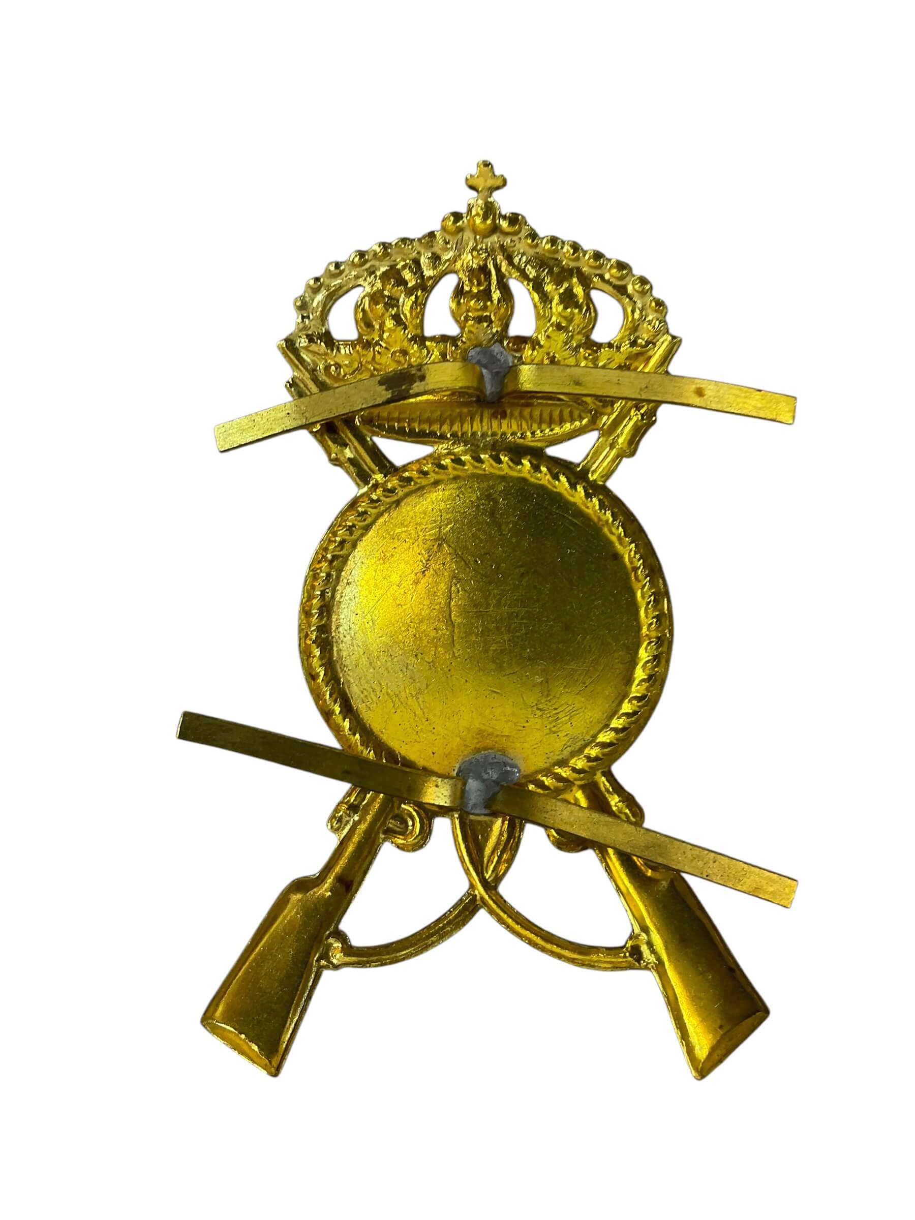 WW2 Italian Army Infantry Pith Helmet Cap Badge WW2 Italian Army Infantry Pith Helmet Cap Badge