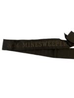 WW2 British Royal Navy H.M. Minesweeper. Cap Tally