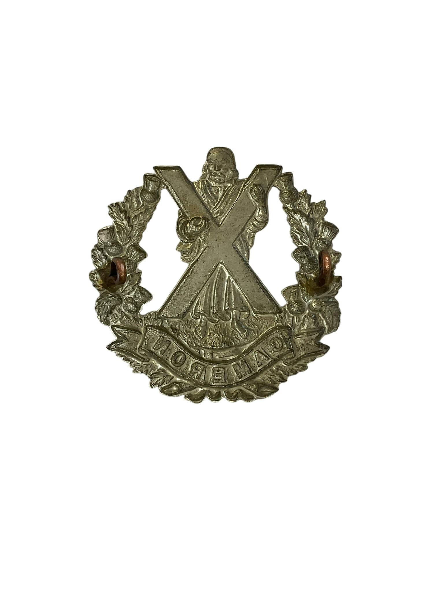 WW2 British Cameron Highlanders Cap Badge WW2 British Cameron Highlanders Cap Badge