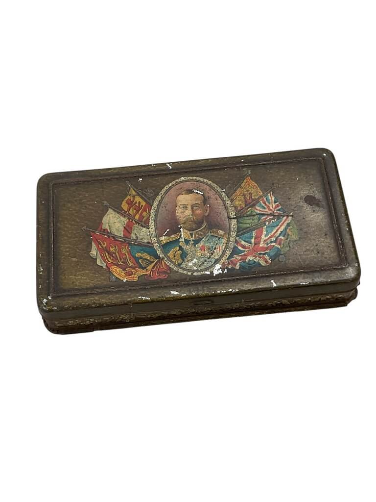 WW1 British 1915 Dated Rowntree Gift Tin EMPTY WW1 British 1915 Dated Rowntree Gift Tin EMPTY