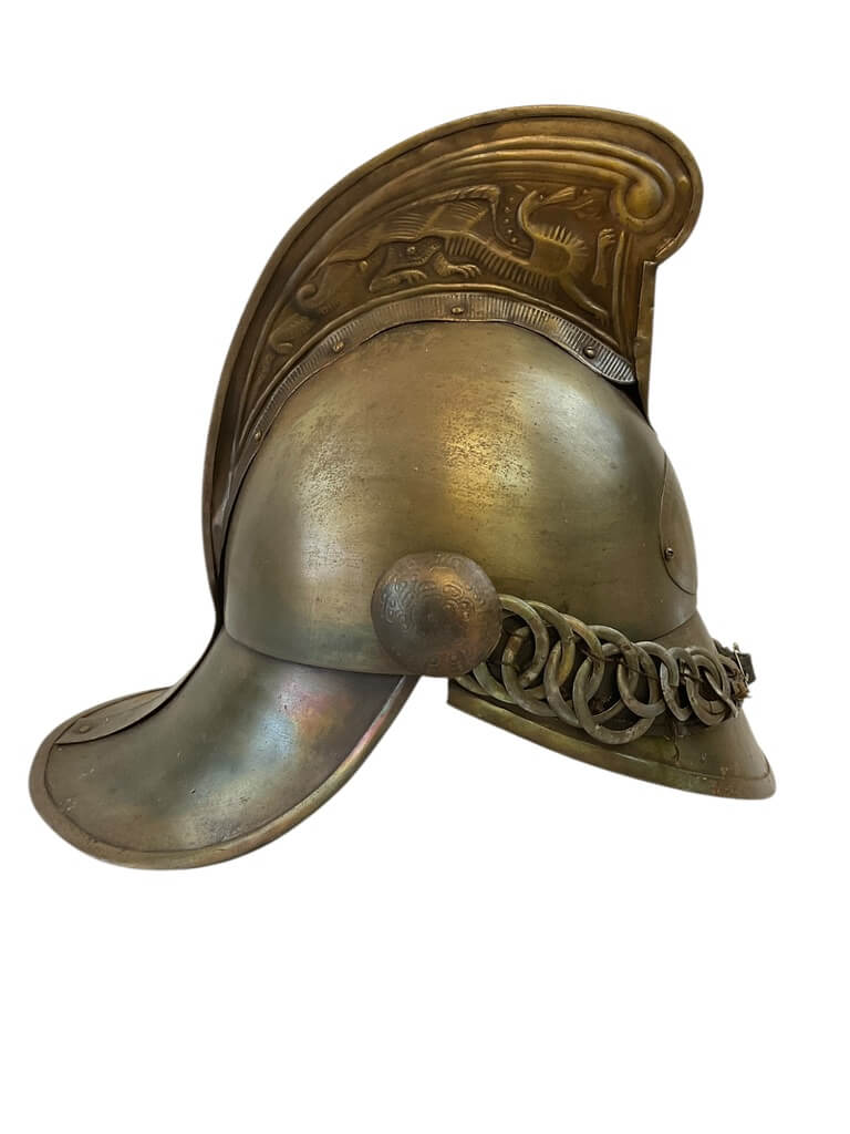 British New South Wales Fire Brigade Helmet REPRODUCTION COPY British New South Wales Fire Brigade Helmet REPRODUCTION COPY