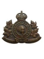 WW1 Canadian CEF 1st CMR Mounted Rifles Cap Badge