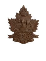 WW1 Canadian CEF 226 Battalion Cap Badge