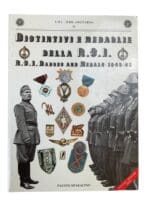 WW2 Italian RSI Badges and Medals 1943 to 45 ITALIAN/ENGLISH TEXT Used Softcover Reference Book