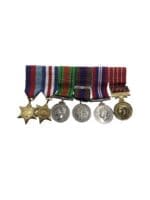 WW2 Canadian Miniature Medal Group X 6