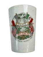 WW1 US British French Commemorative Peace Cup