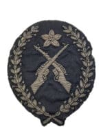 British Best Combined Shot Marksman Volunteer Silver Wire Patch