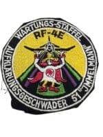 West German RF-4E Phantom 2 Immelmann Maintenance Squadron 51 Crest