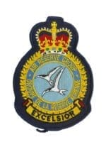 Canadian Forces RCAF Air Reserve Group Excelsior Heraldic Colour Squadron Crest Vintage
