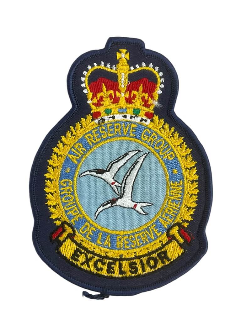 Canadian Forces RCAF Air Reserve Group Excelsior Heraldic Colour Squadron Crest Vintage Canadian Forces RCAF Air Reserve Group Excelsior Heraldic Colour Squadron Crest Vintage