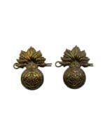 WW2 Canadian London Fusiliers Collars Insignia Pair