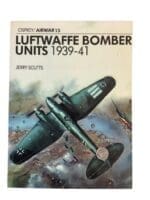 WW2 German Luftwaffe Bomber Units 1939 to 41 Osprey Airwar 15 Used Softcover Reference Book