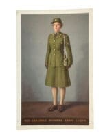 WW2 The Canadian Women's Army Corps Postcard 5.5 X 3.5 Inches