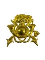 WW2 Italian Army Bersaglieri Pith Helmet Cap Badge