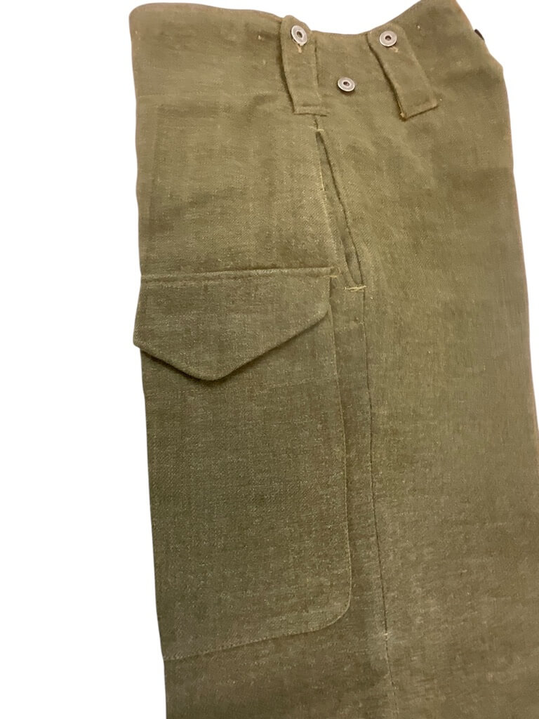 Canadian Army Korean War Battle Dress Pants Trousers Size 2 Dated 1953 Canadian Army Korean War Battle Dress Pants Trousers Size 2 Dated 1953