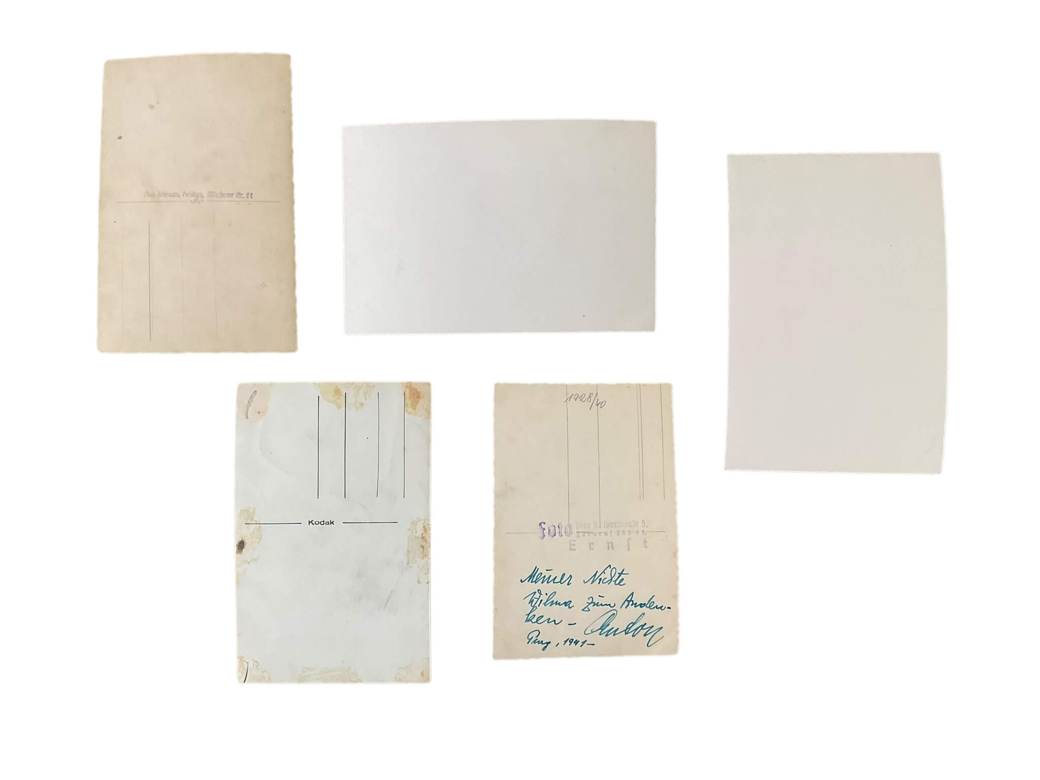 WW2 Czech Sudetenland German SS Photograph Lot of 5 WW2 Czech Sudetenland German SS Photograph Lot of 5