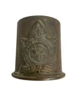 WW2 Canadian Perth Regiment 2 Pounder Ashtray Trench Art